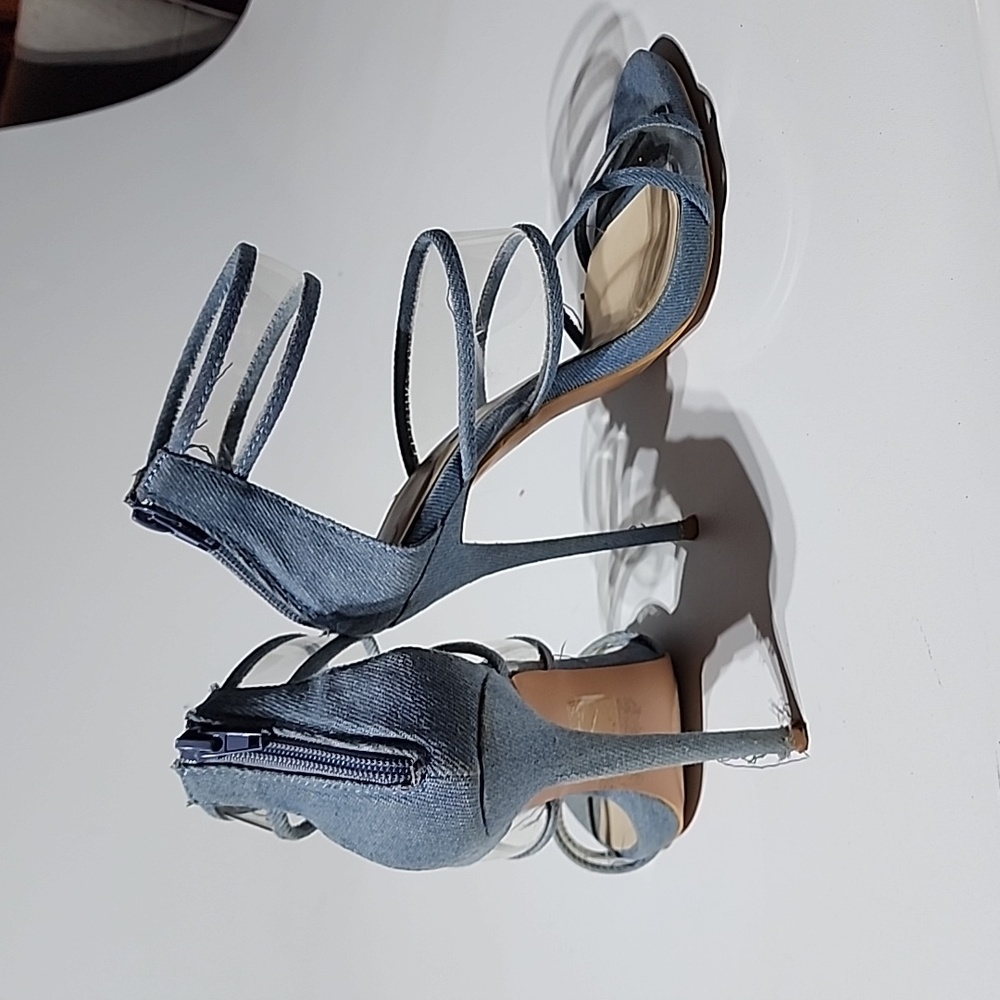 Denim heels - Picture 3 of 4